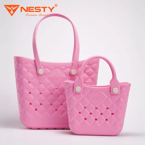 Combo of Two Handbags (Sizes S & L) – Includes 20 Free 3D Charms – [CBTX-910]