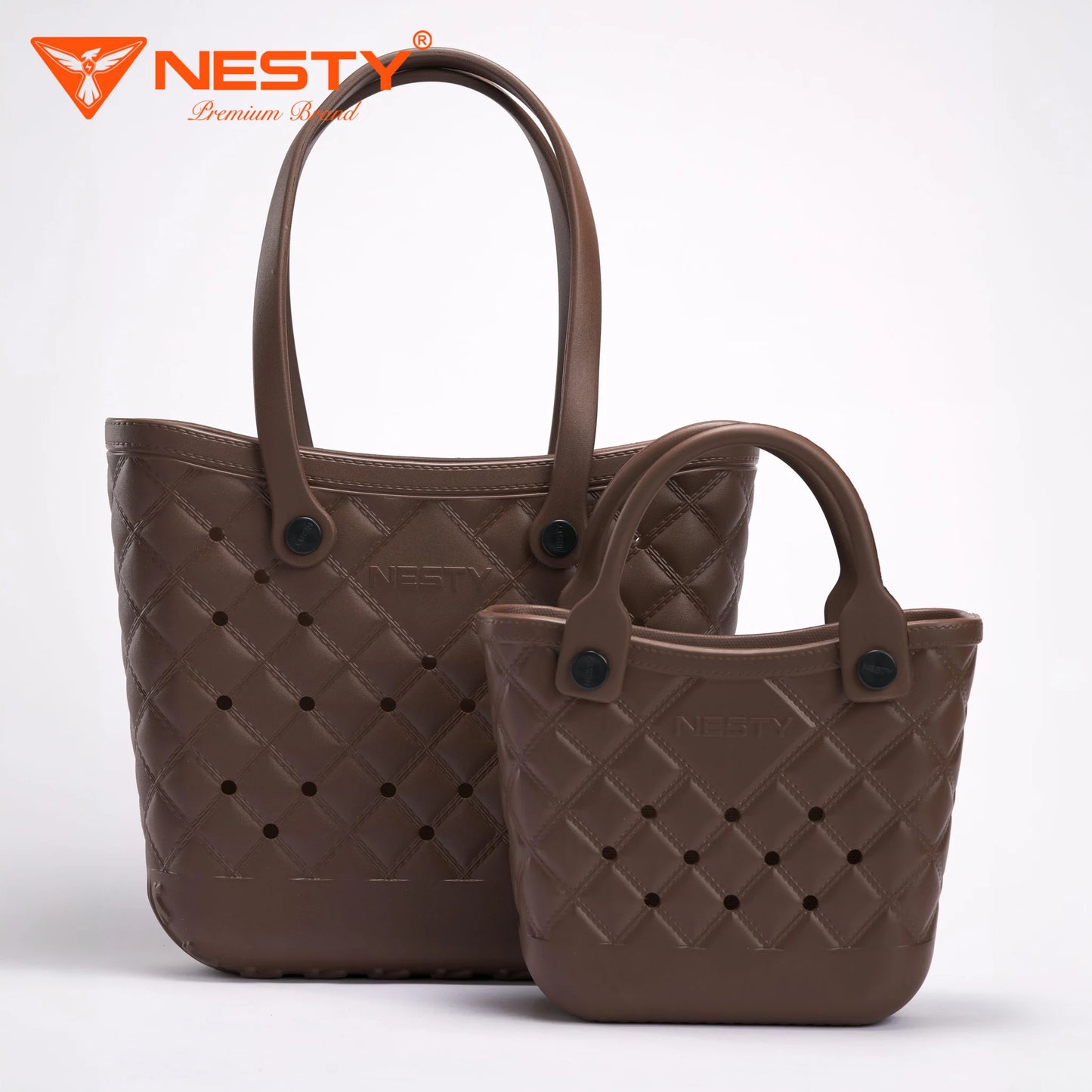 Combo of Two Handbags (Sizes S & L) – Includes 20 Free 3D Charms – [CBTX-910]