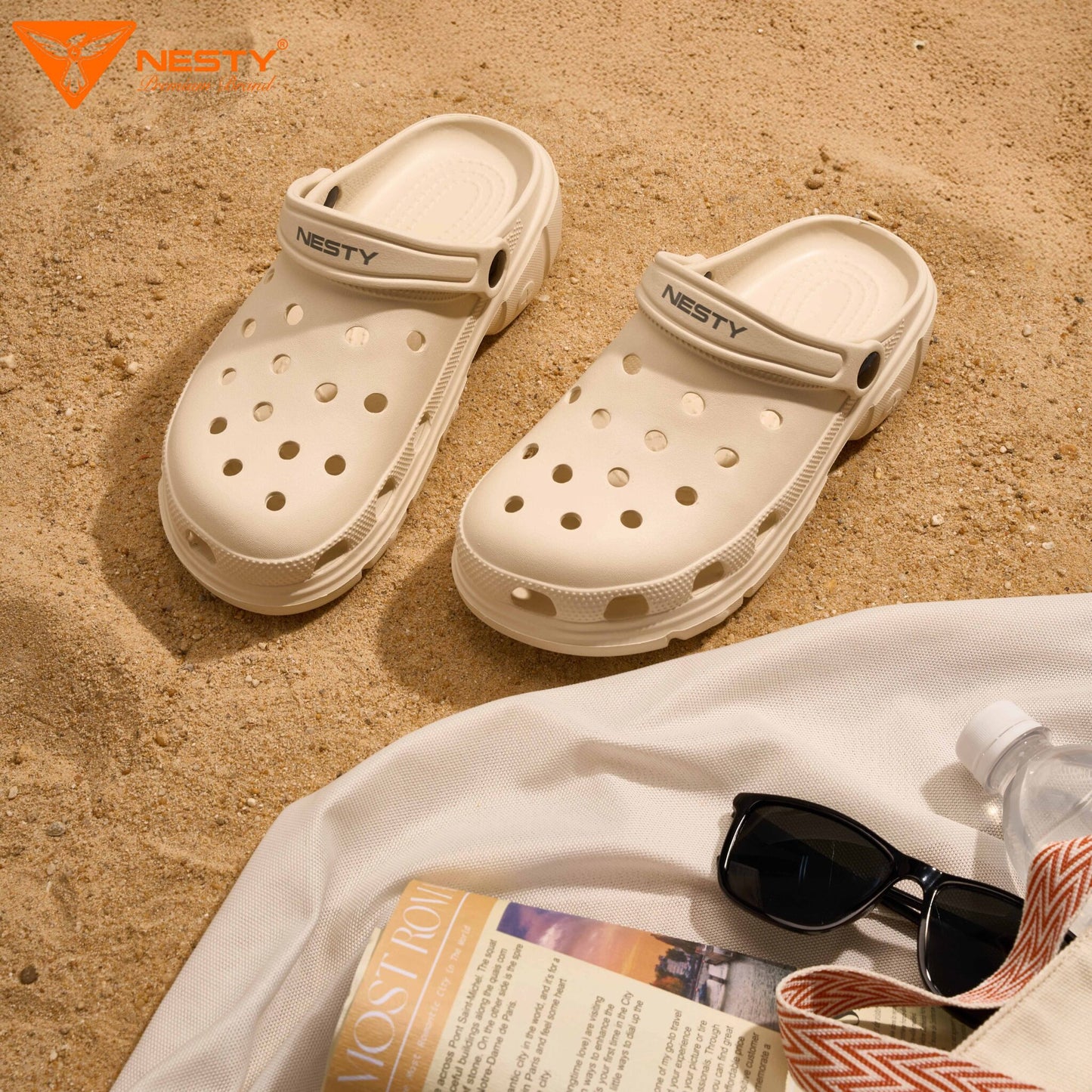 Men & Women Clogs – Soft Elevated Anti-Slip Sole – [FREE 3D Charms] – [NE01]