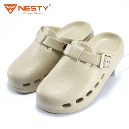 Buckle Strap Clogs – Ultra-Lightweight with Massage Cushion & Anti-Slip Sole for Men & Women – [NE29]