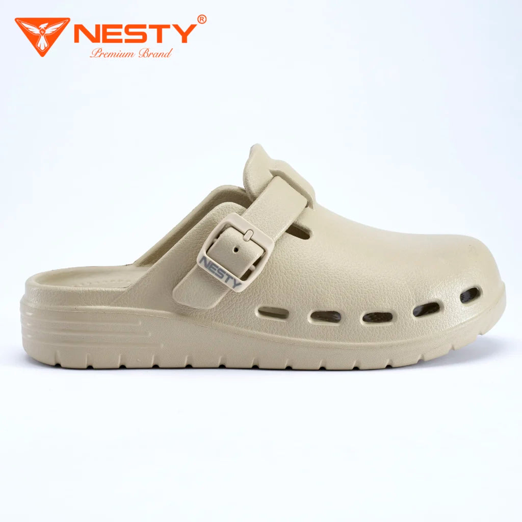 Buckle Strap Clogs – Ultra-Lightweight with Massage Cushion & Anti-Slip Sole for Men & Women – [NE29]