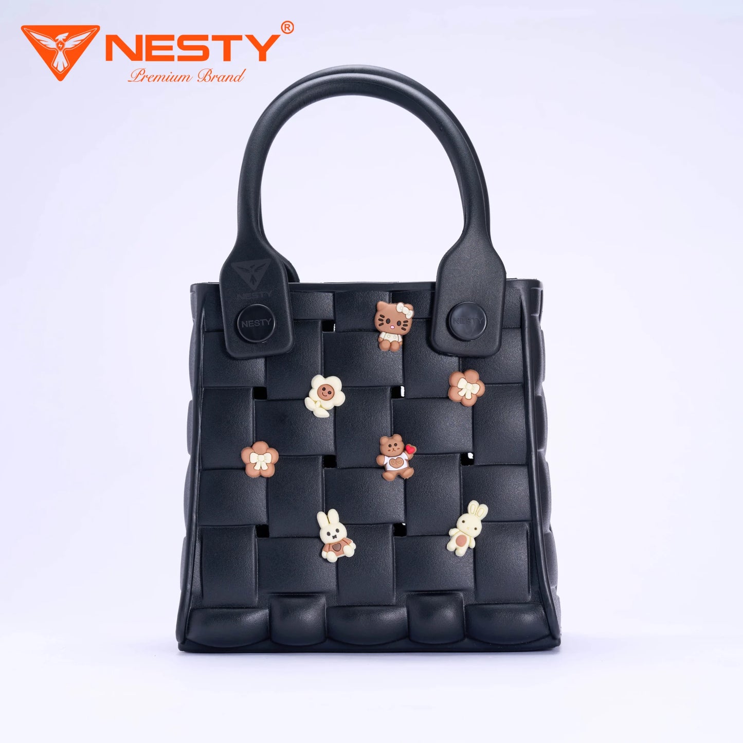 Women’s Handbag – Charm Attached – [Free Random Sticker] – [TX-06]