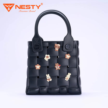 Women’s Handbag – Charm Attached – [Free Random Sticker] – [TX-06]