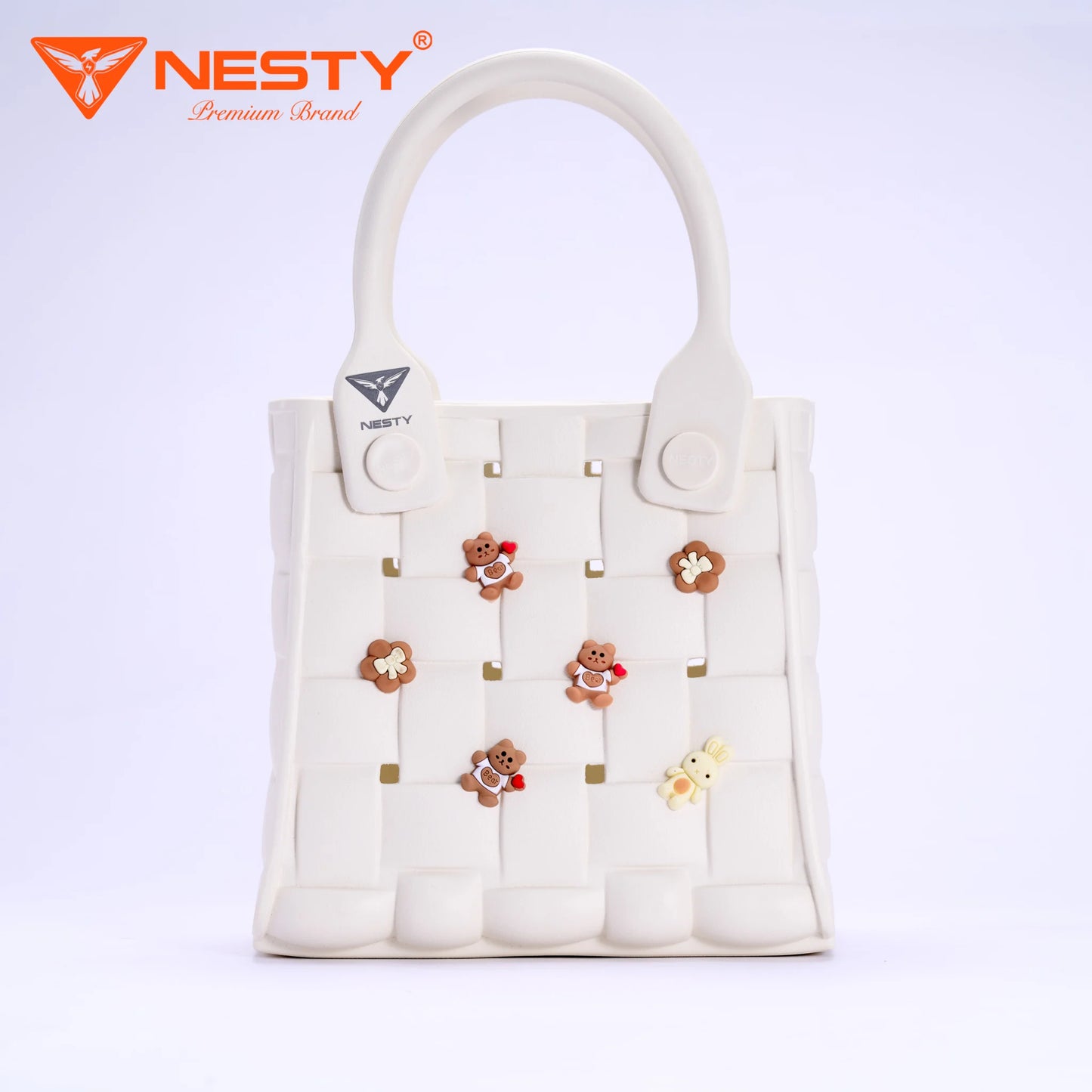Women’s Handbag – Charm Attached – [Free Random Sticker] – [TX-06]