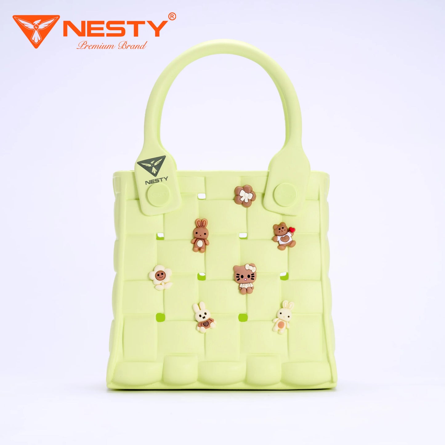 Women’s Handbag – Charm Attached – [Free Random Sticker] – [TX-06]
