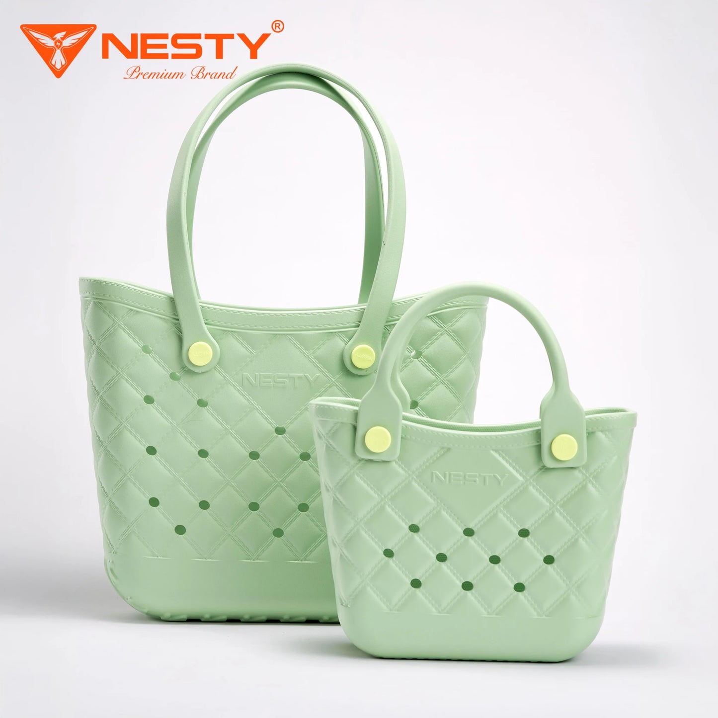 Combo of Two Handbags (Sizes S & L) – Includes 20 Free 3D Charms – [CBTX-910]