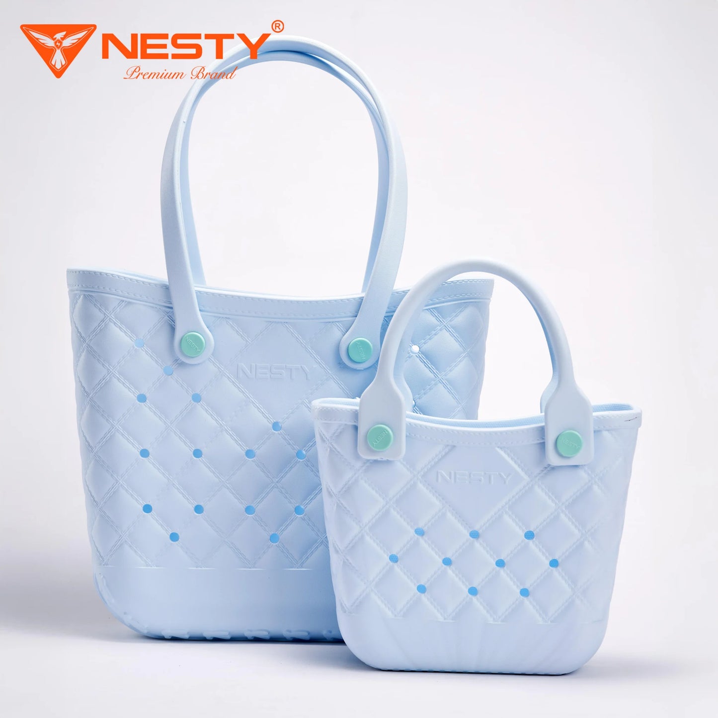 Combo of Two Handbags (Sizes S & L) – Includes 20 Free 3D Charms – [CBTX-910]