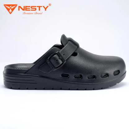 Buckle Strap Clogs – Ultra-Lightweight with Massage Cushion & Anti-Slip Sole for Men & Women – [NE29]